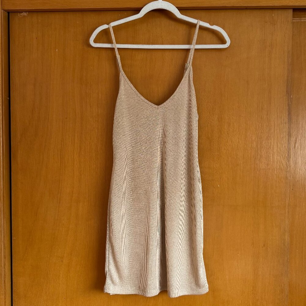 Nasty Gal Nude Slip Dress